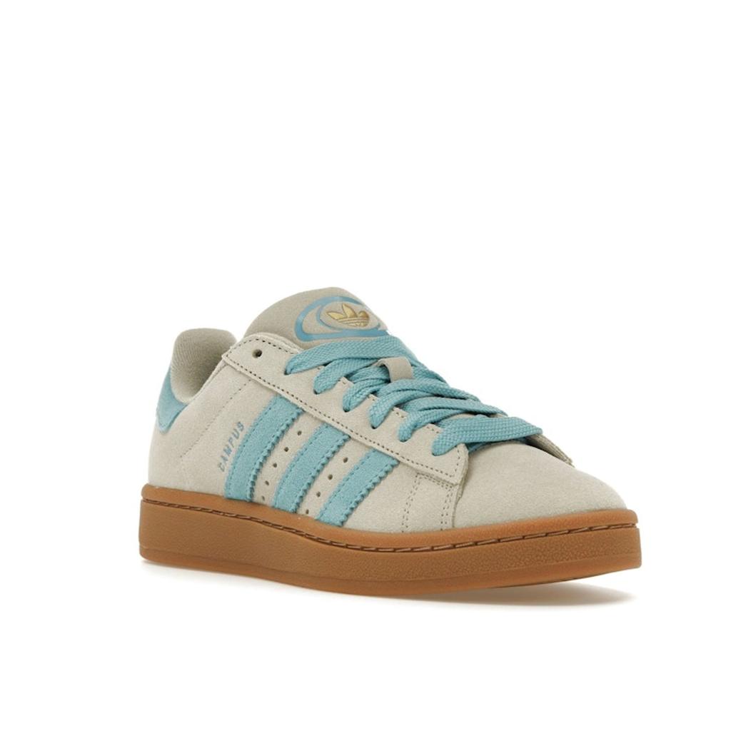 Adidas Campus Putty Grey Preloved Blue Gum Women Sneakers Gold-Metallic IE5588