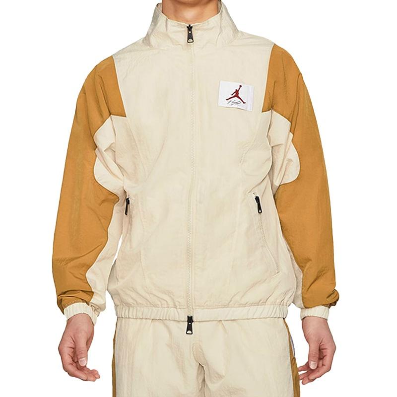 Повседневная спортивная куртка Air Jordan Flight Stitched с воротником для мужчин Пшеничный Мужская CV3151-275