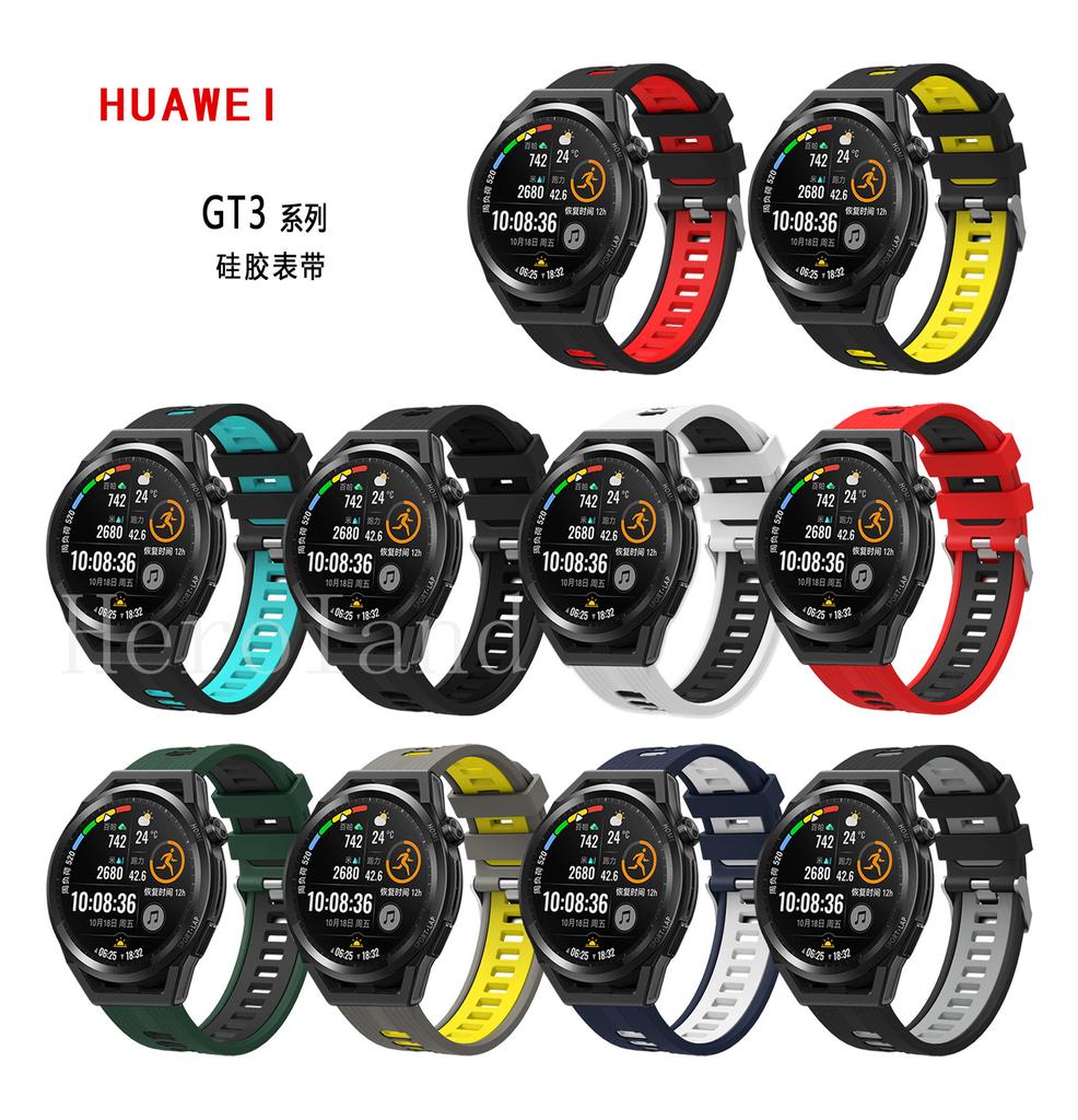 Watchband Silicone For Huawei Watch GT 4 3 2 46mm 42mm Strap For Garmin Venu 3 2 Plus Smart Wristbands Bracelet  20mm 22mm Band