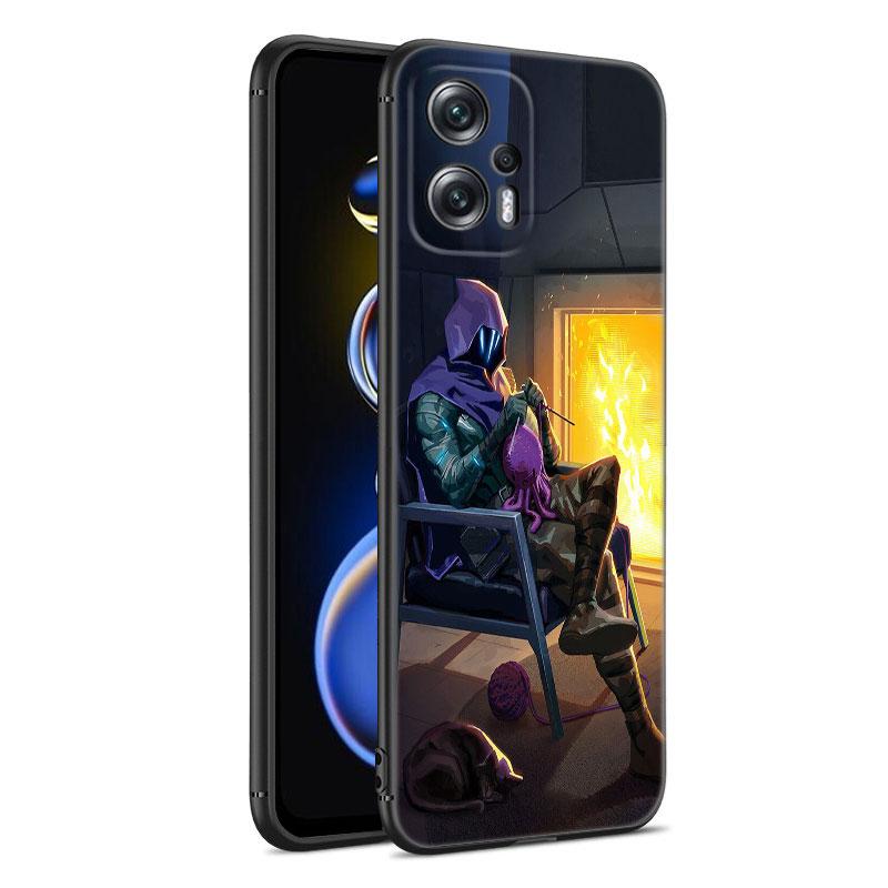 Черный силиконовый чехол для телефона Valorant Game для Xiaomi POCO X3 X4 NFC F5 M3 M4 M6 X5 X6 Pro F3 F4 GT 5G C55 C65 M5