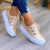Women Flat  2024 New Fashion High Quality Casual Shoes Comfortable Outdoor Sports Platform Plus Size Round Head Shoes