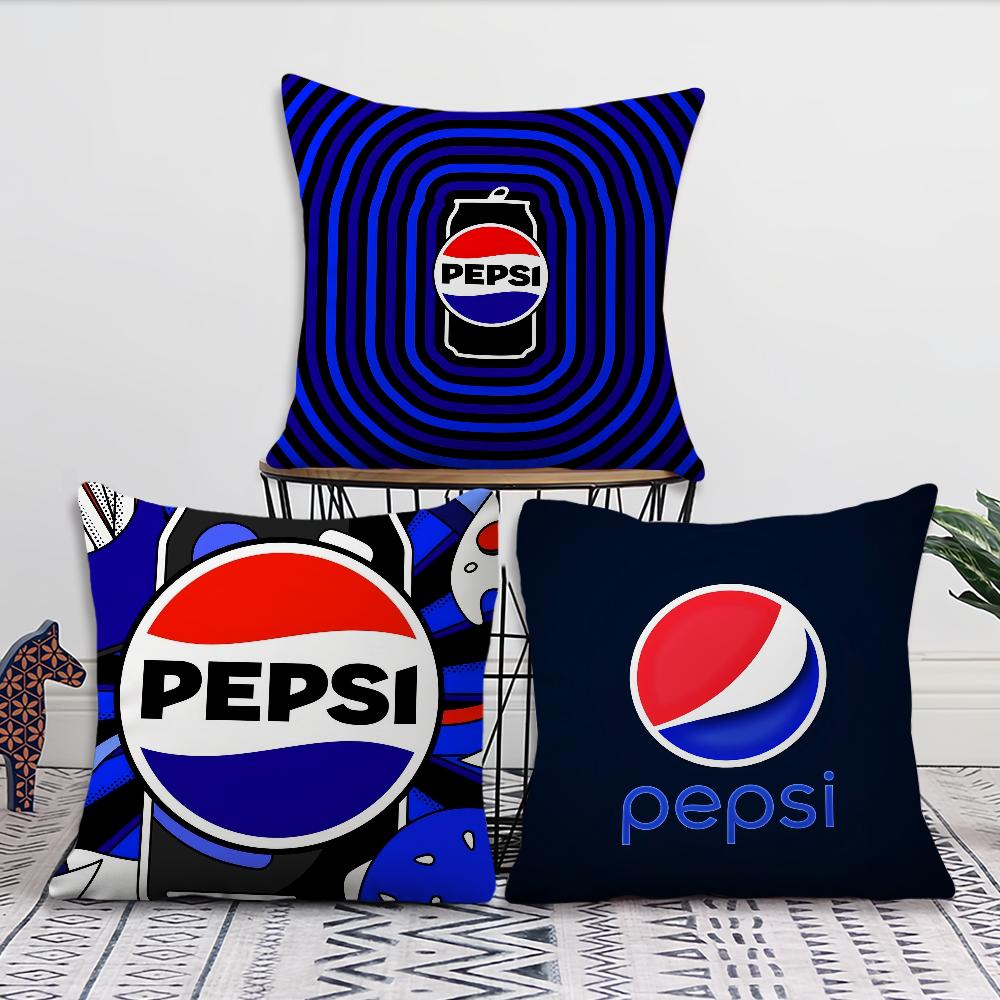 Наволочка Living Logo Room Изголовье Офис Синяя подушка Спальня Забавная подушка Диван Дневной сон P-Pepsi Наволочка
