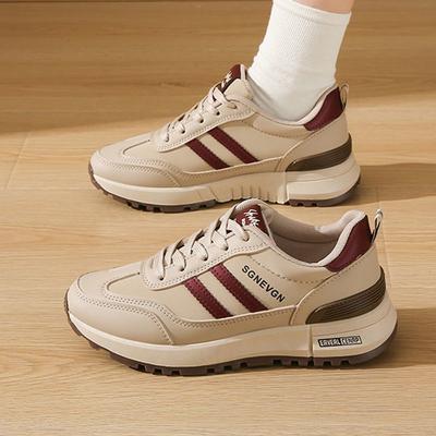 Повседневные кроссовки Весенние женские кеды на толстой подошве, трендовые, легкие, для бега, увеличивающие рост, вулканизированная обувь