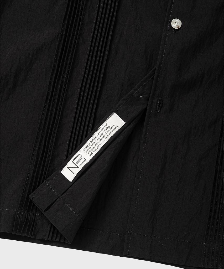NONBLANK Натуральная мятая рубашка Guayabera Hs_Черный