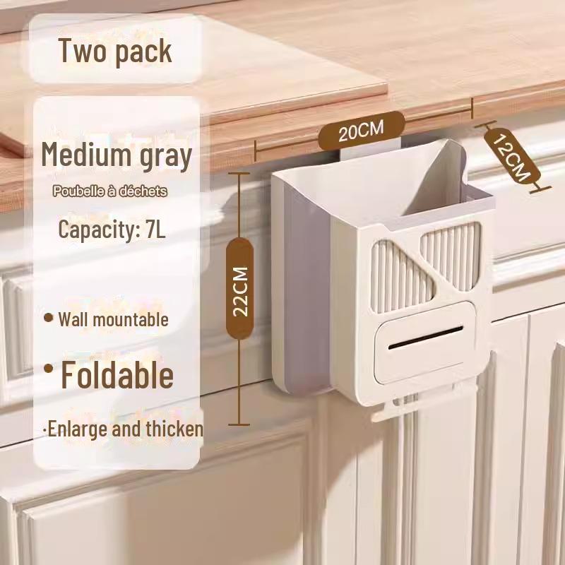 Многофункциональный складной кухонный шкаф для мусора с большим отверстием
