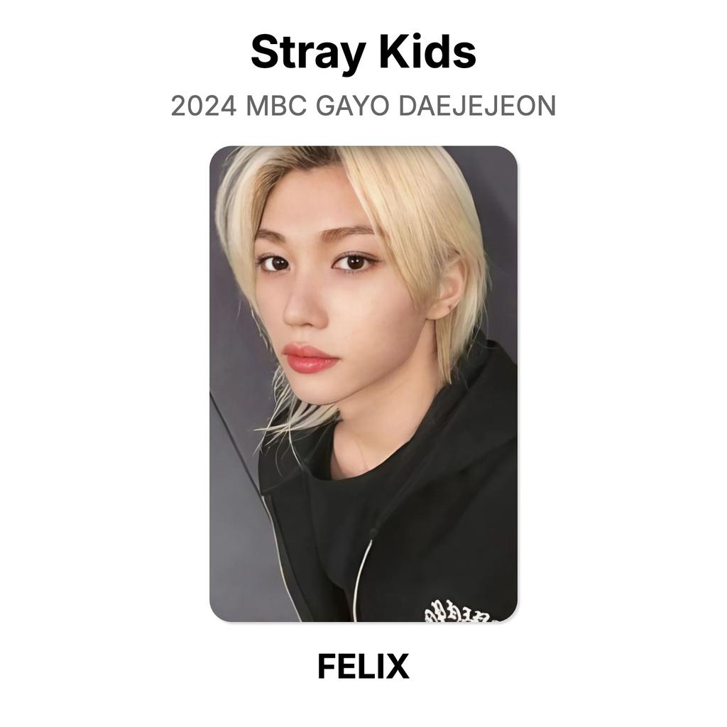 Stray Kids Официальная фотокарточка MBC GAYO DAEJEJEON 2024