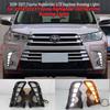 Дневные ходовые огни переднего бампера Toyota Highlander 2018-2021