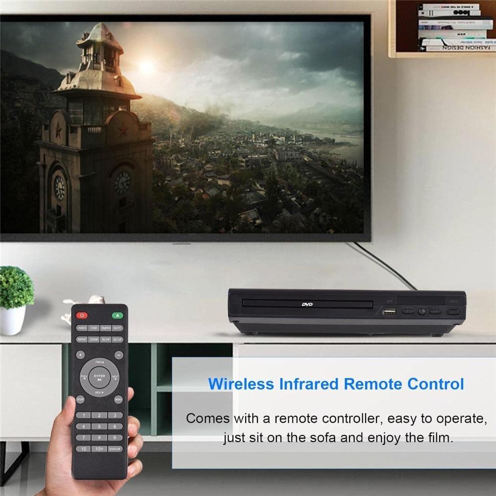 DVD player for TV with HDMI interface; CD player with USB interface, supports all regions; simple DVD player.