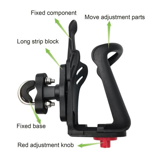 Держатель для бутылки с водой для велосипеда. Держатель для чашки для мотоцикла. Стабильная противоскользящая защита. Широкое применение. Простая установка. Кронштейн для бутылки с водой.
