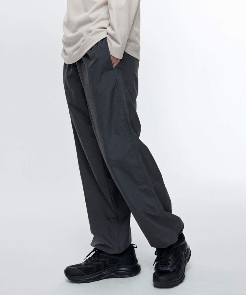 MUSINSA STANDARD Nylon Wide String Pants [Gray]