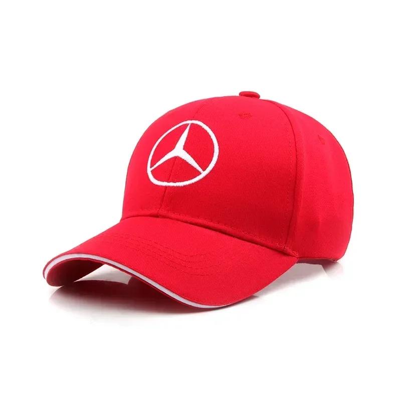 KNMG7 Cotton Sunhat Unisex Outdoor Sports Tennis Baseball Hat for Mercedes Benz Logo GLA ML W203 W204 W205 W210 W211 W212 W213 C63 G63