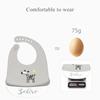 Waterproof Soft Silicone Baby Bibs Cute Cartoon Crown Print Baby Feeding Stuff Kids Girl Boy Adjustable Children Bib