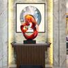 Living Room Porch Sculptures Decoration Transparent Resin Statues Home Decoration Creative Crafts Hotel Club Artwork Accessories