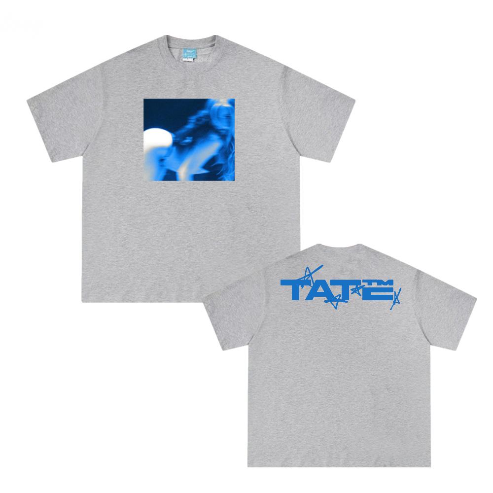 Тейт МакРей Новый Альбом TITFORTAT Футболка Летняя Хип-хоп Певица Тот же Стиль Футболка 100% Хлопок Одежда Топы