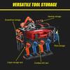Wall Mount Power Drill Organizer Tools Cordless Drill Holder 4 Slots Tool Organizer for Garage Drill Racks