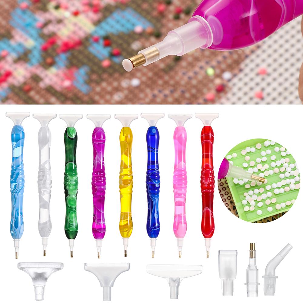 Cross Stitch Embroidery 5D Diamond Painting Resin Pen Point Drill Pen Resin Diamond Painting Pen