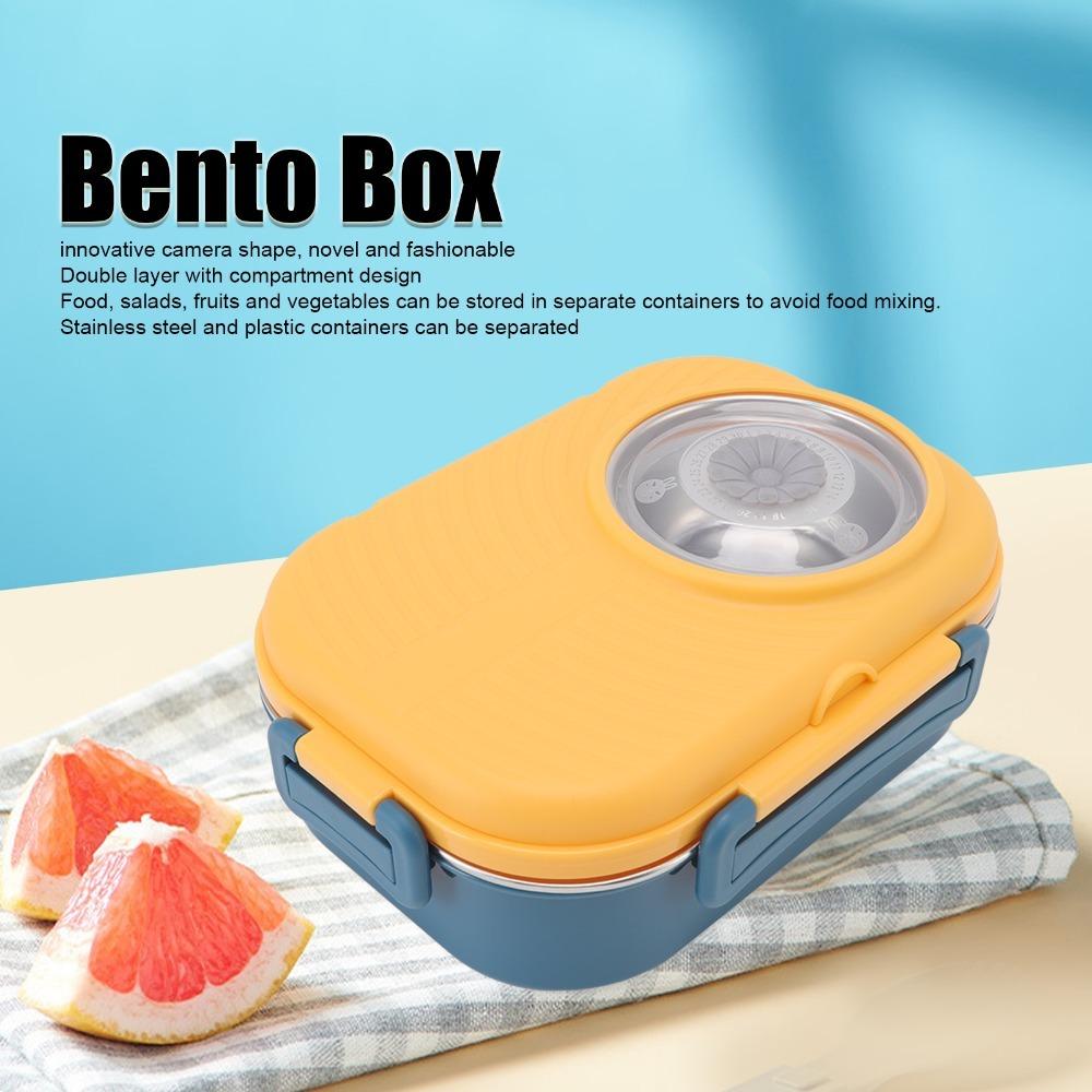 3 Compartment Compartment Lunch Box 304 Stainless Steel Thermal Lunch Box For Office