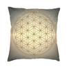 Sacred Geometry Flower Of Life Throw Pillow Case 45*45cm for Living Room Sofa Geometric Mandala Cushion Cover Velvet Pillowcase