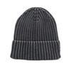 New Era Free Rib Cuff Knit Italian Cap, Wash, Black/Black