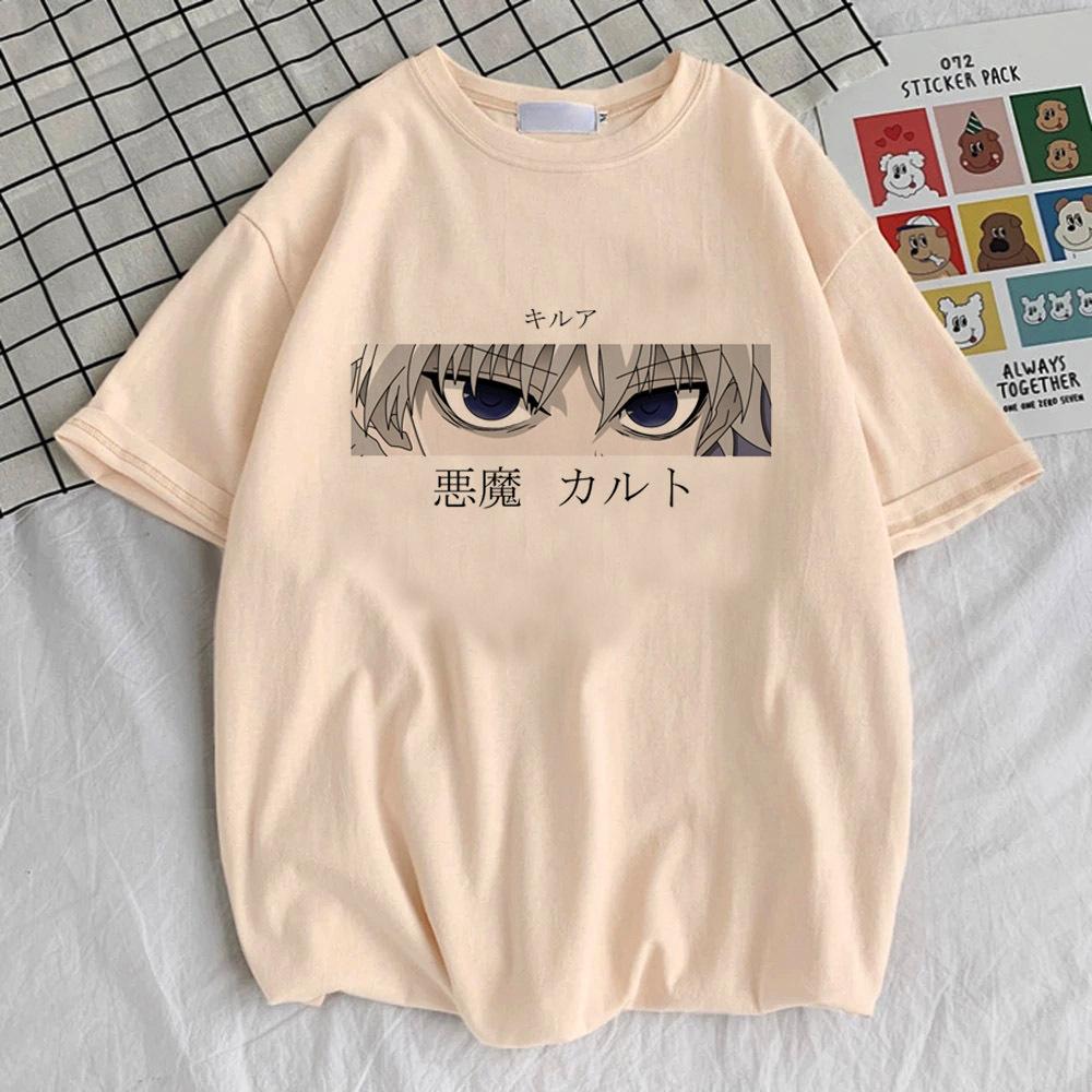 Hunter x Hunter top tees female Colorful streetwear Gothic korean clothes shirt Vintage 80s Comfortable kawaii Breathable Trendy
