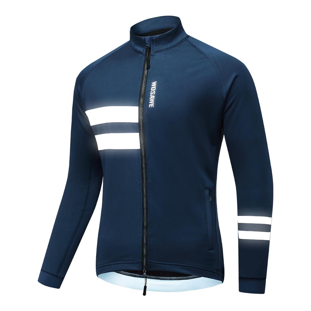 Wosawe Велосипедная уличная мягкая куртка YKK на молнии, велосипедная термофлисовая зимняя теплая ветровка