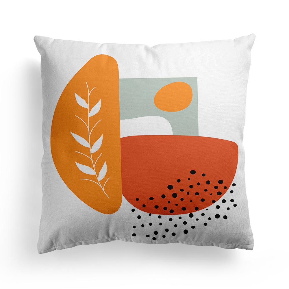 Наволочка в скандинавском стиле с абстрактным искусством, красота, цветок, лист, домашний диван, подушка для головы, подушка для сна, наволочка