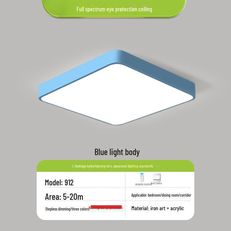 Тщательно подобранные квадратные светодиодные потолочные светильники: Современный скандинавский дизайн для спальни, гостиной или коридора.