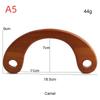 Lightweight Natural Wood Arch Bag Handle 1Pcs Replacement Accessory for Handmade Crochet Knit Bag Purse Making Crafts