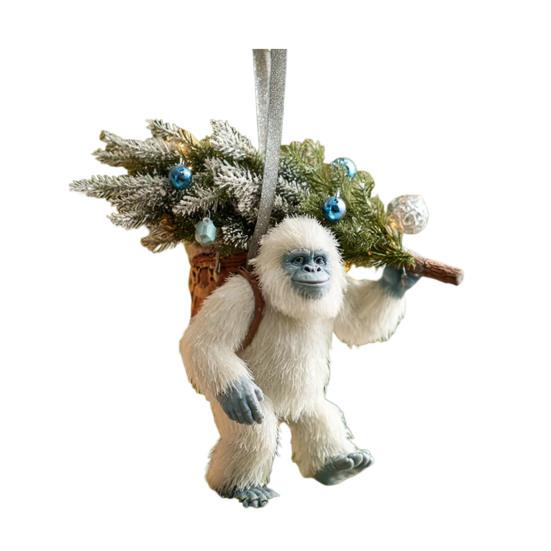 1/5Pcs Acrylic Sasquatch Hanging Decoration Home Office Christmas Tree Hanging 2D Flat Savage Wild