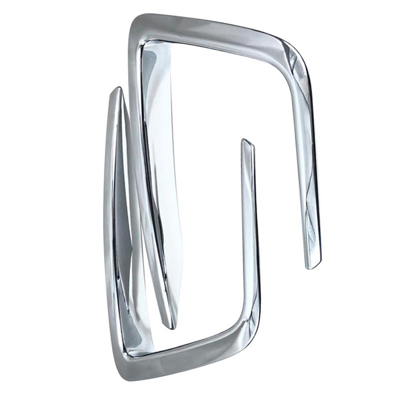 Chrome Front Fog Light Lamp Cover Decoration Sticker Trim For Ford Expedition 2018   Car Accessories