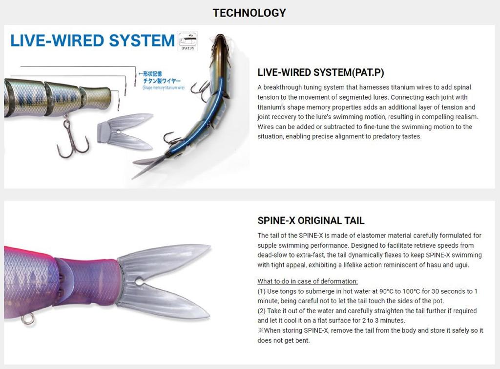 Megabass Плавающий коврик для приманки Spine-X 190F, синий блестящий (3397)