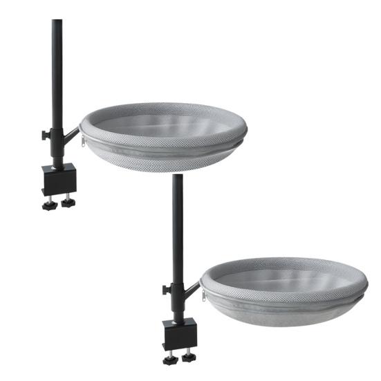 Yousheng Cat Bed & Perch for Desk 360 Degrees Adjustable Mesh Hammock with Metal Frame Breathable Soft Mesh Cat Nest for Home Office Desk