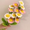 1PC Handmade Yarn Hand-knitted Crochet Daisy Bouquet Artificial Daisy Flowers Finished