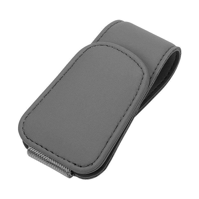 Универсальный автомобильный солнцезащитный козырек, вешалка для очков, зажим для кожаных очков, магнитный многофункциональный держатель для автомобильных аксессуаров