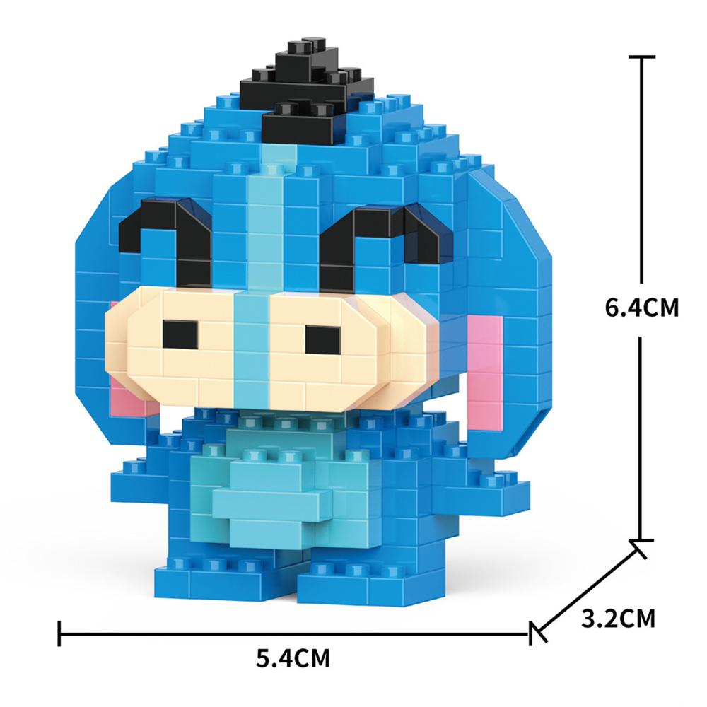 Cartoon Anime Blocks Kuromi My Melody Cinnamoroll Mouse Building Blocks Doll Toy Kids Birthday Gift