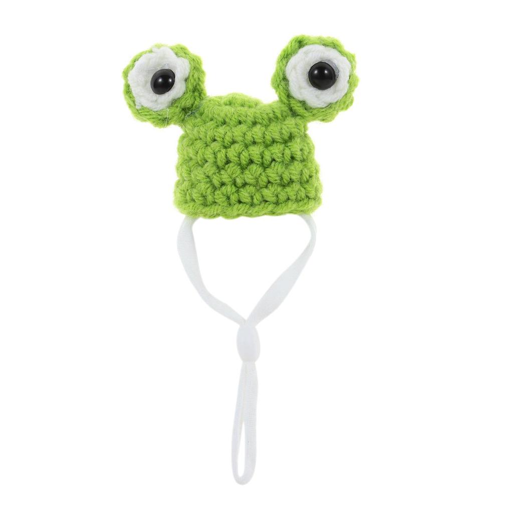 Аксессуары для одежды для вечеринок Мини-шапки для хомяков с регулируемым ремешком Вязаные шапки для морских свинок