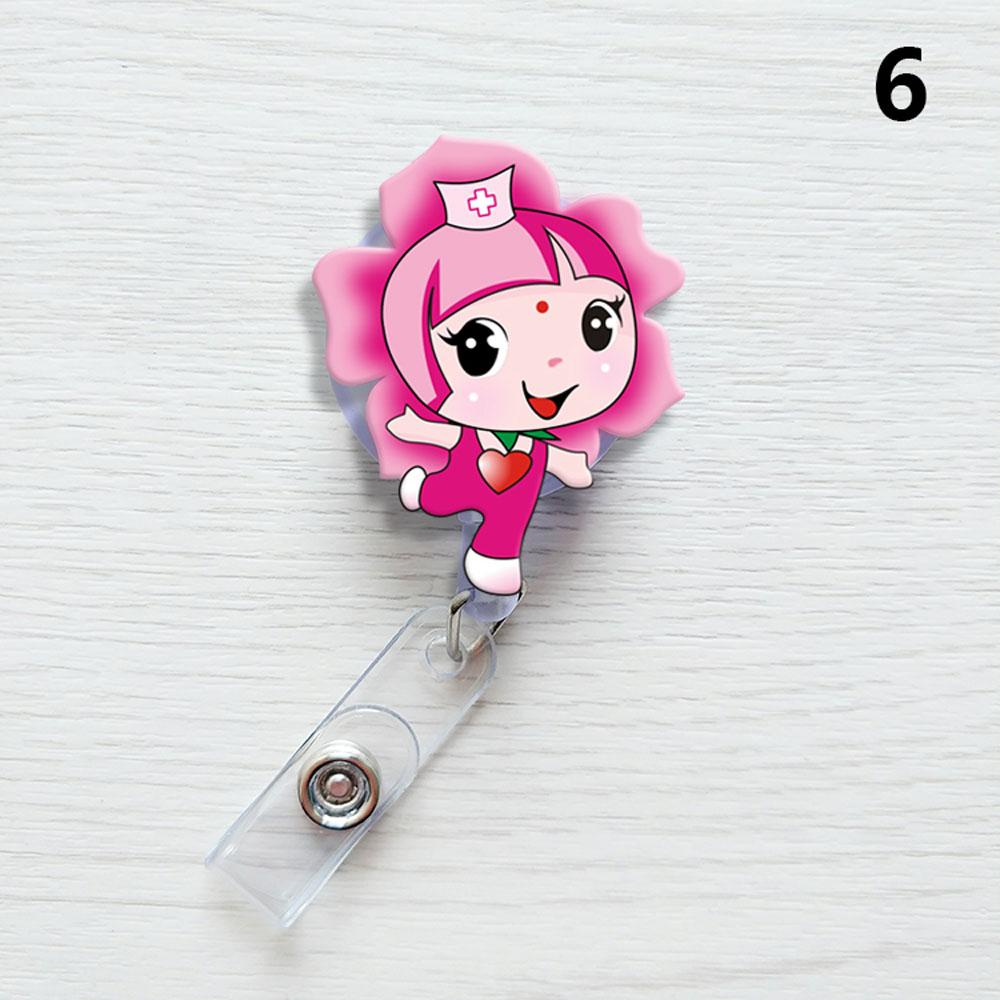 1PC Nurse ID Name Card Badge Reel Doctor Clips Name Card Holder Card Holder Clip Office Supplies Badge Holder Clip