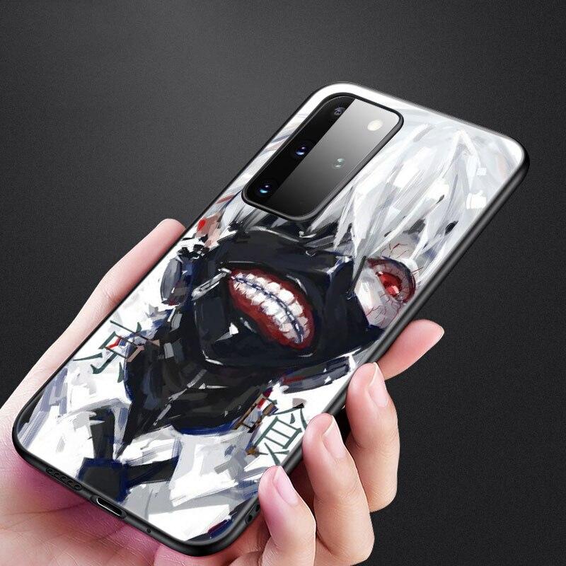 Чехол для телефона с изображением аниме «Токийский гуль» для Samsung Galaxy S20 S21 FE S10 Lite Note 20 10 Lite S8 S9 S10E S10 Plus, ультра черный мягкий чехол