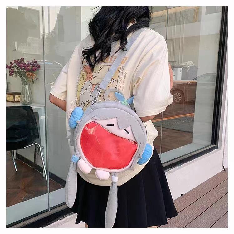 Hatsune Miku Anime Itabag: Cute Plush Doll Backpack for Students