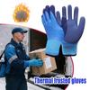 Термоперчатки для холодных помещений Водонепроницаемые С флисовой подкладкой Утолщенные С покрытием Рабочие перчатки для безопасности Мужские Женские Для езды на мотоцикле Ветрозащитные