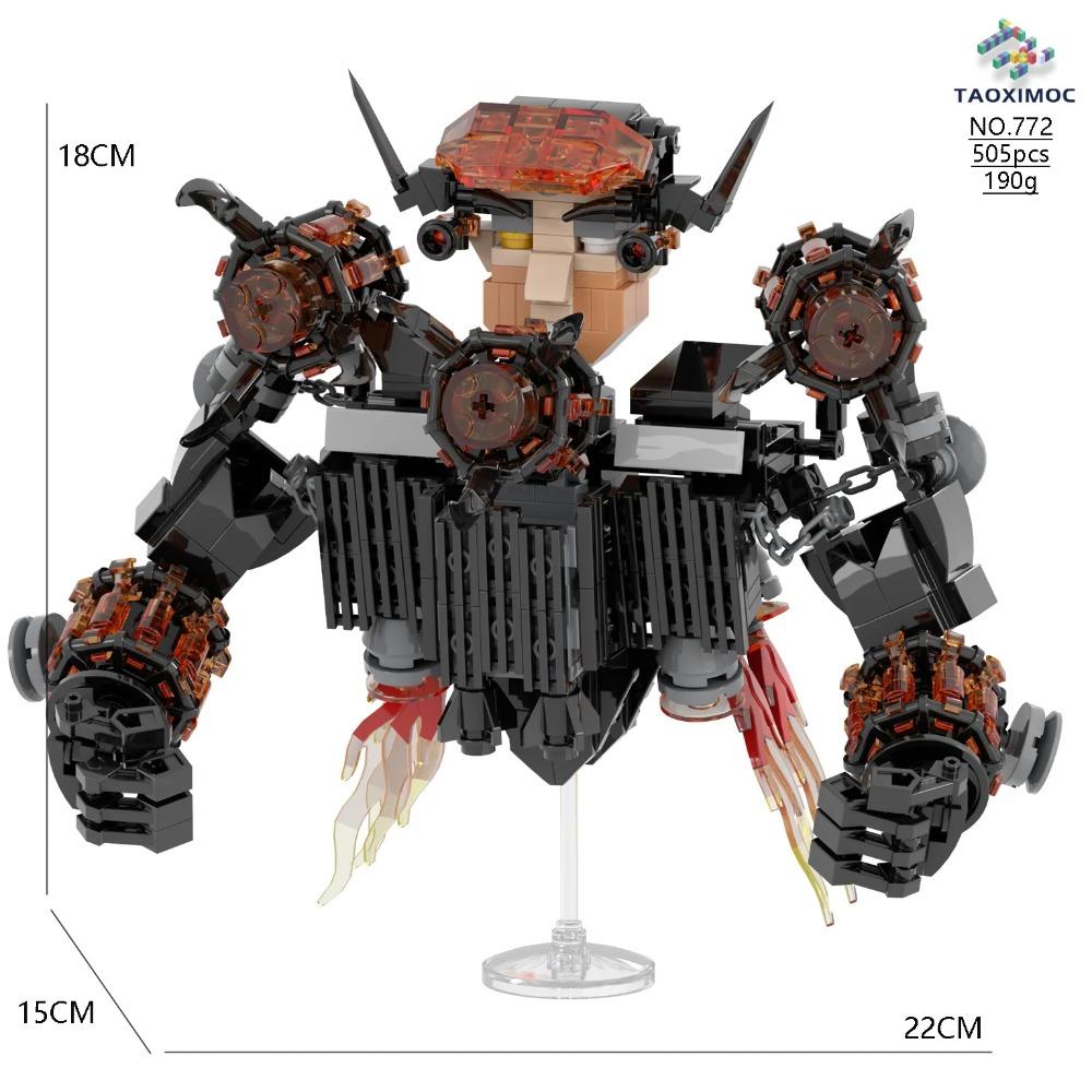 Skibidi Туалет Титан ТВ Человек Спикер Игра Ужасов Боссы Камара Строительный Блок Мультяшная Кукла Модель Дети День Рождения Хэллоуин Подарок