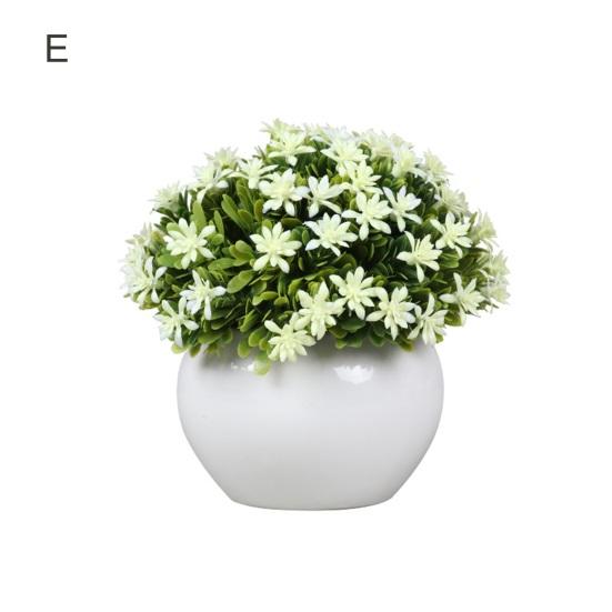 Прочный искусственный бонсай, не увядший, яркий цвет, декоративный