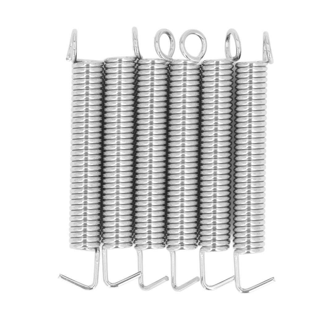 6Pcs Electric Guitar Tremolo Bridge Springs Metal Tailpiece Replacement Parts Hardware