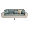 Wormwood Ice Vine Sofa Cushion Summer Summer Ice Silk Mat Non-Slip Seat Cushion Solid Color Leather Sofa Cover Cloth Towel