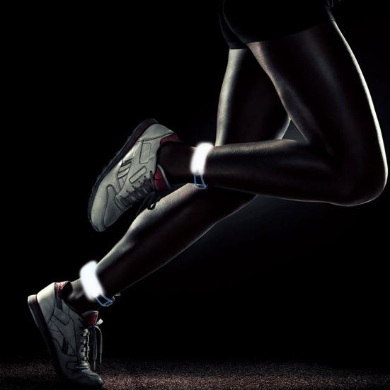 Cycling Pants Reflective Band High Visibility Elastic Adjustable Men Women Night Running Warning Leg Ankle Strap Cycling Accessories