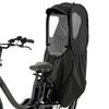 Norokka Child Bicycle Seat Rain Cover (For Overseas Seats Only) for Rear Seats: Compatible with Yepp, Bobike, Polisport, and Hamax (Black)