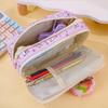 1Pcs Large Capacity Capibala Pen Bag Stationery Storage Bag High Quality Kapibara Cartoon Pencil Case With Flip Top