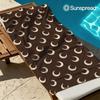 Винтажное полумесяц Быстросохнущее банное полотенце Микрофибра пляжное полотенце легкий вес плавание кемпинг йога пляж наружу