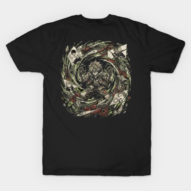 Asian Size Cotton Unisex Tshirt Print T-shirt Rudo Dominates Power Art T-shirt No-Cut Print Regular Fit
