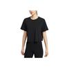 One Series Quick-Dry Loose Comfortable Short Sleeve T-Shirt Women Tops Black Clear HJ1066-010